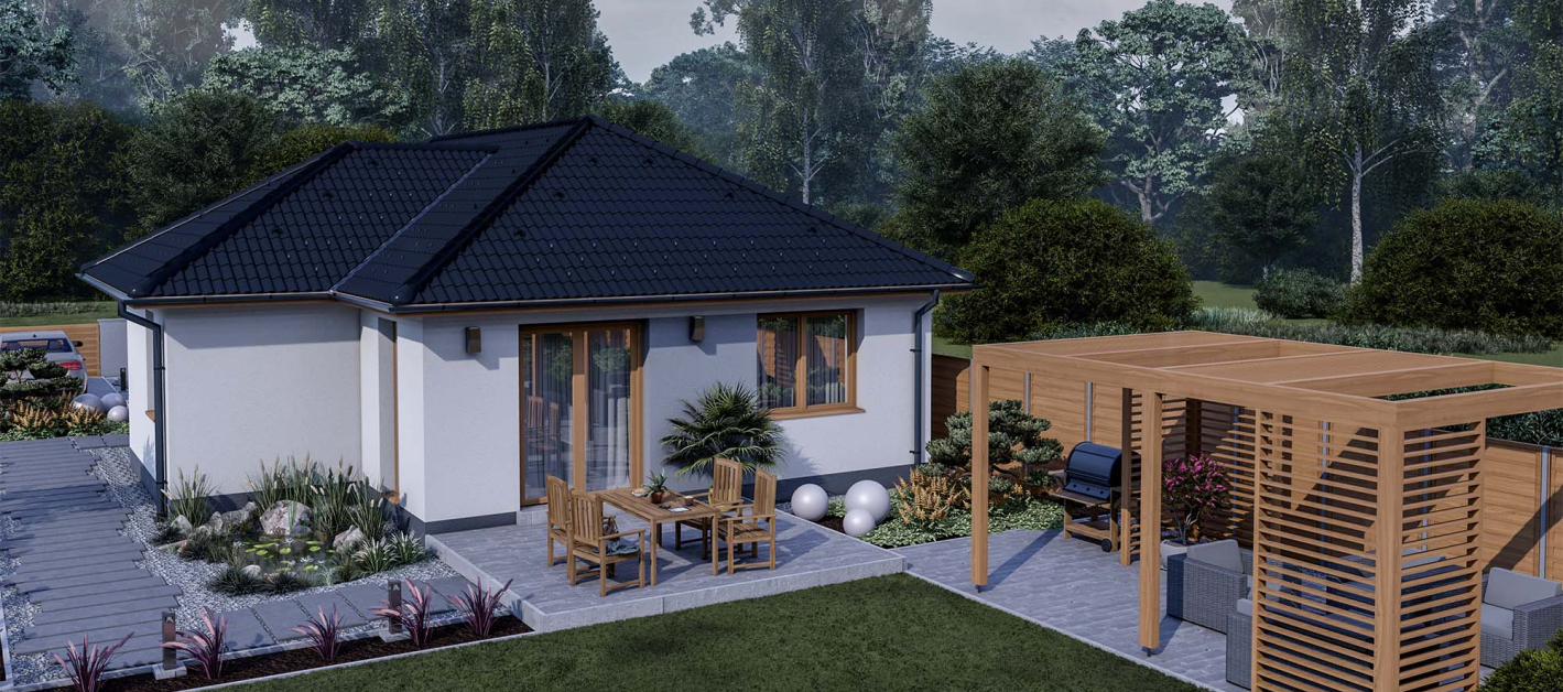 100 m2 ház (4 hálószoba + nappali) normál
