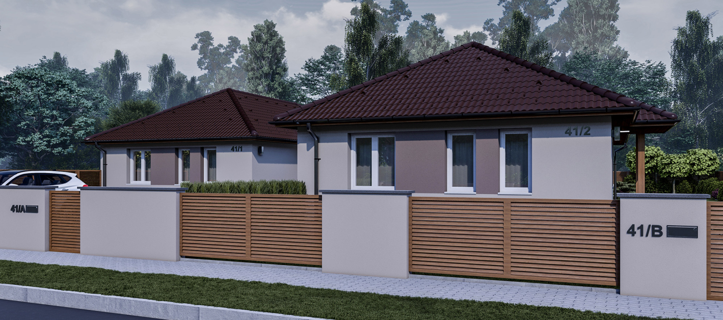 80 m2 ház (3 hálószoba + nappali)