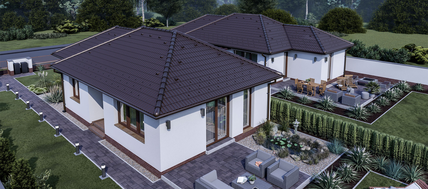 90 m2 ház (4 hálószoba + nappali)