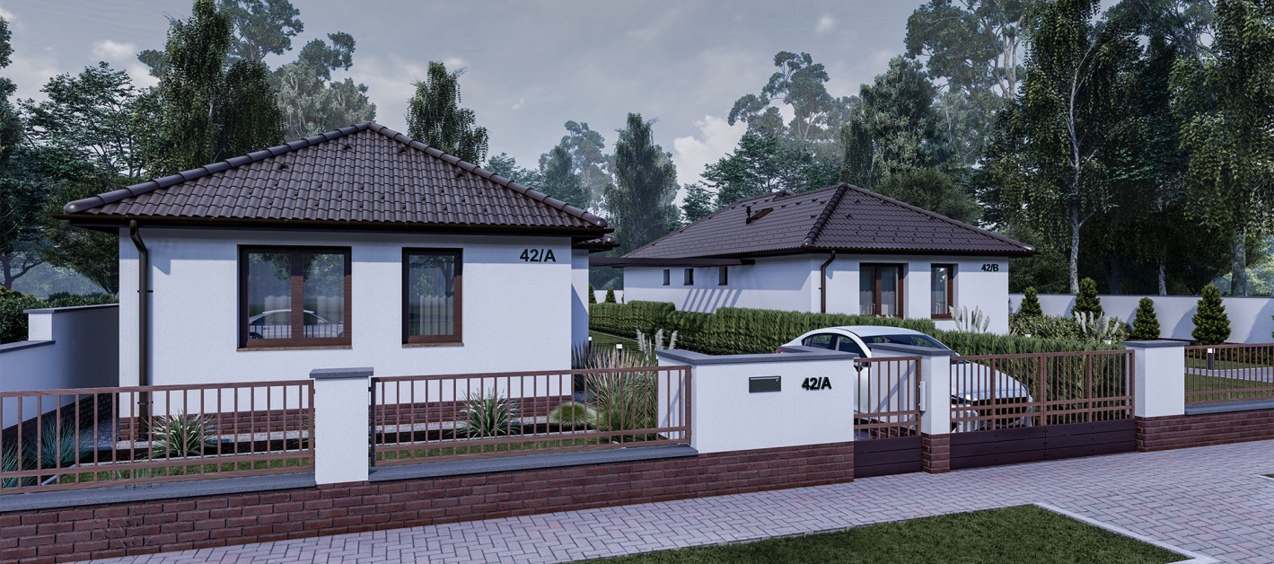 80 m2 ház (3 hálószoba + nappali)