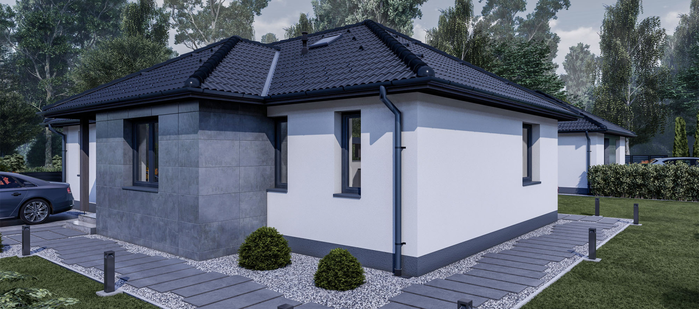 90 m2 ház (4 hálószoba + nappali)