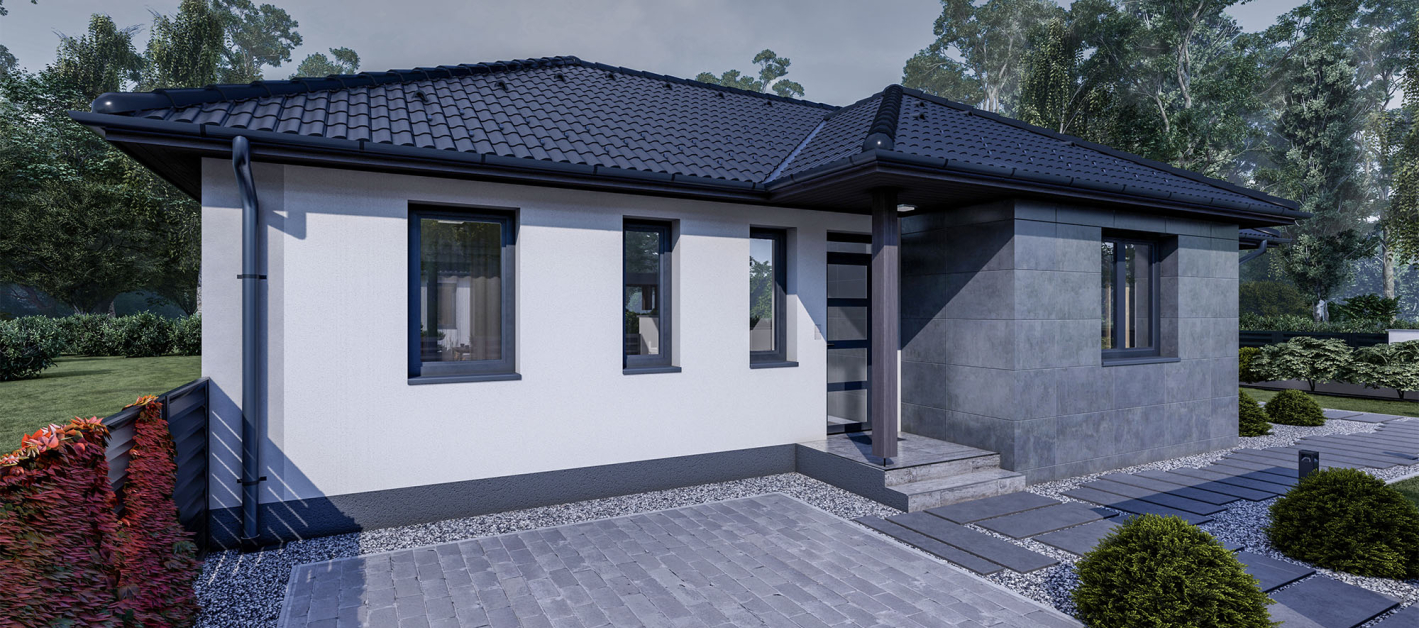 80 m2 ház (3 hálószoba + nappali)