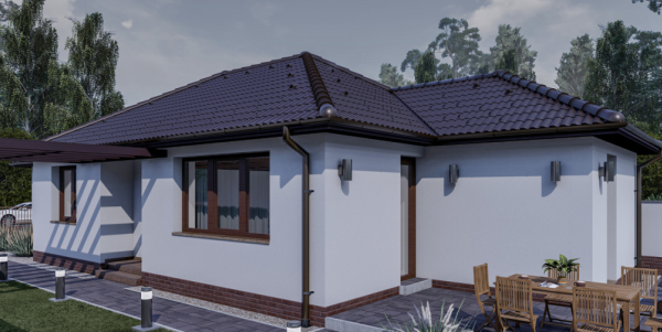 80 m2 ház (3 hálószoba + nappali)