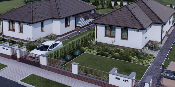 80 m2 ház (3 hálószoba + nappali)