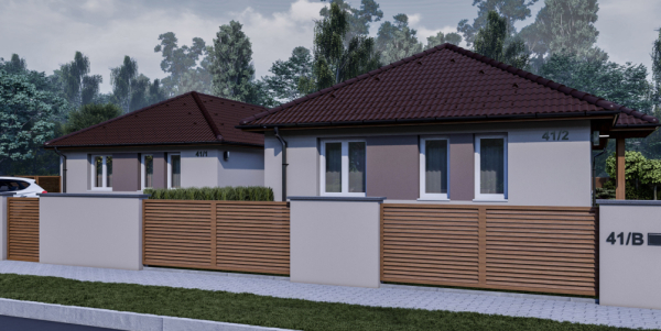 80 m2 ház (3 hálószoba + nappali)