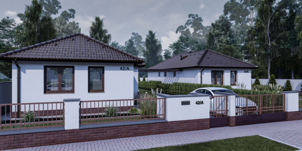 80 m2 ház (3 hálószoba + nappali)