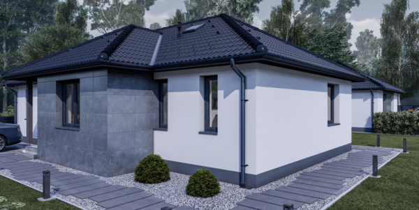 80 m2 ház (3 hálószoba + nappali)