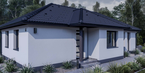 90 m2 ház (3 hálószoba + nappali) normál